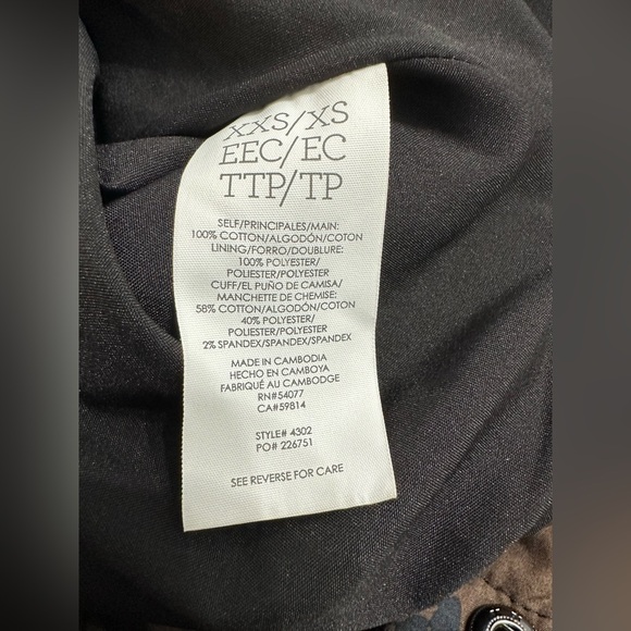 EUC Cabi Puffer Snakeskin Jacket women’s XXS/XS - Picture 5 of 5